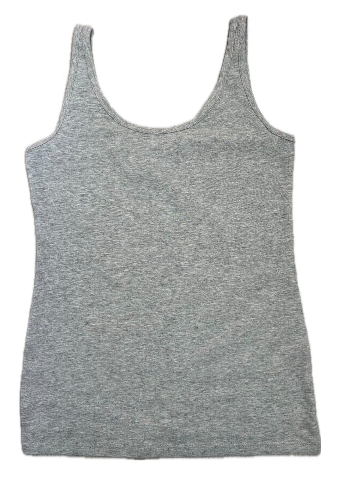 Ladies Women's Next Thick Strap Vest Top Summer Black Grey Cami Tank Cotton