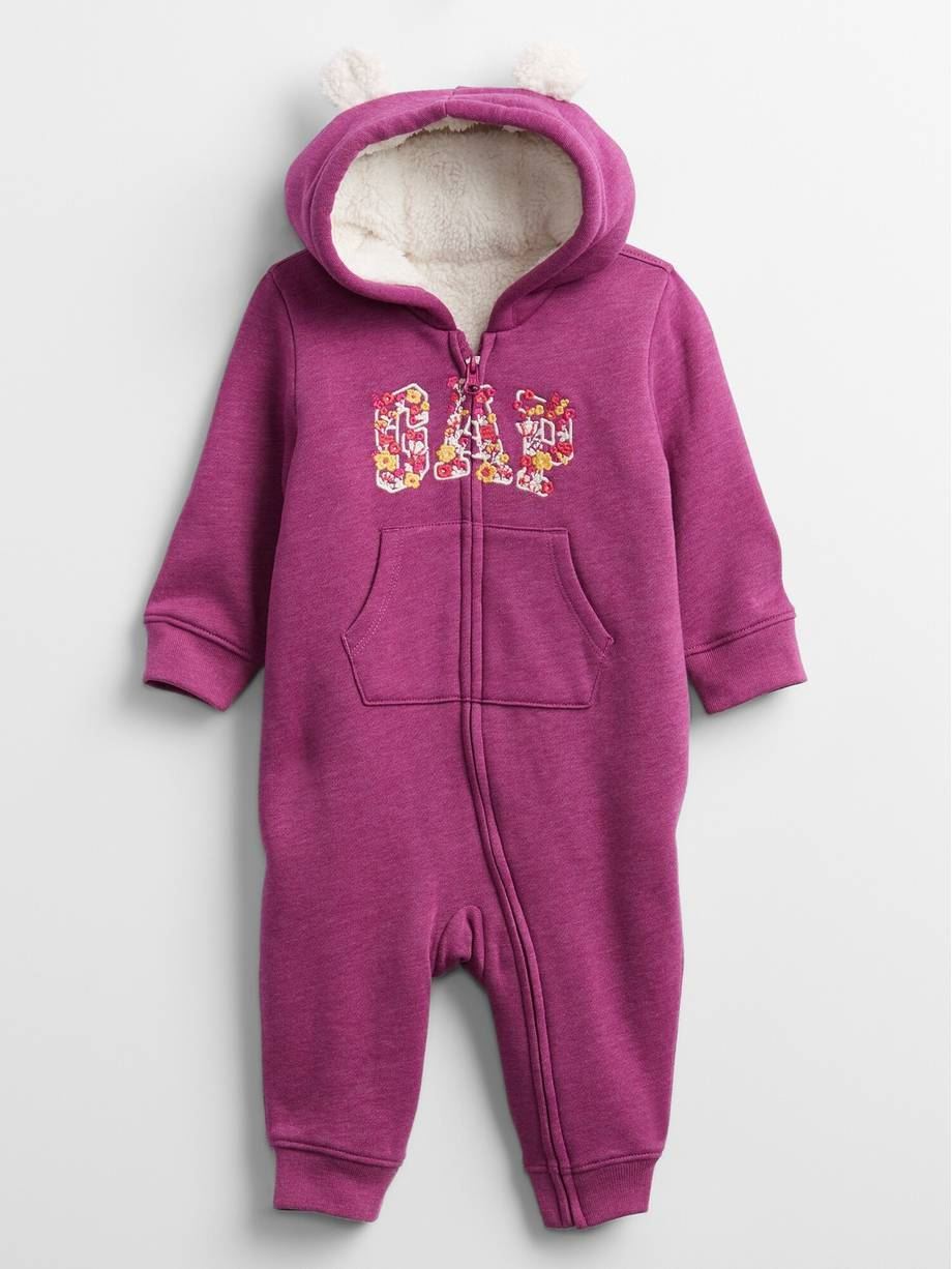 Baby snowsuit 2024 with ears