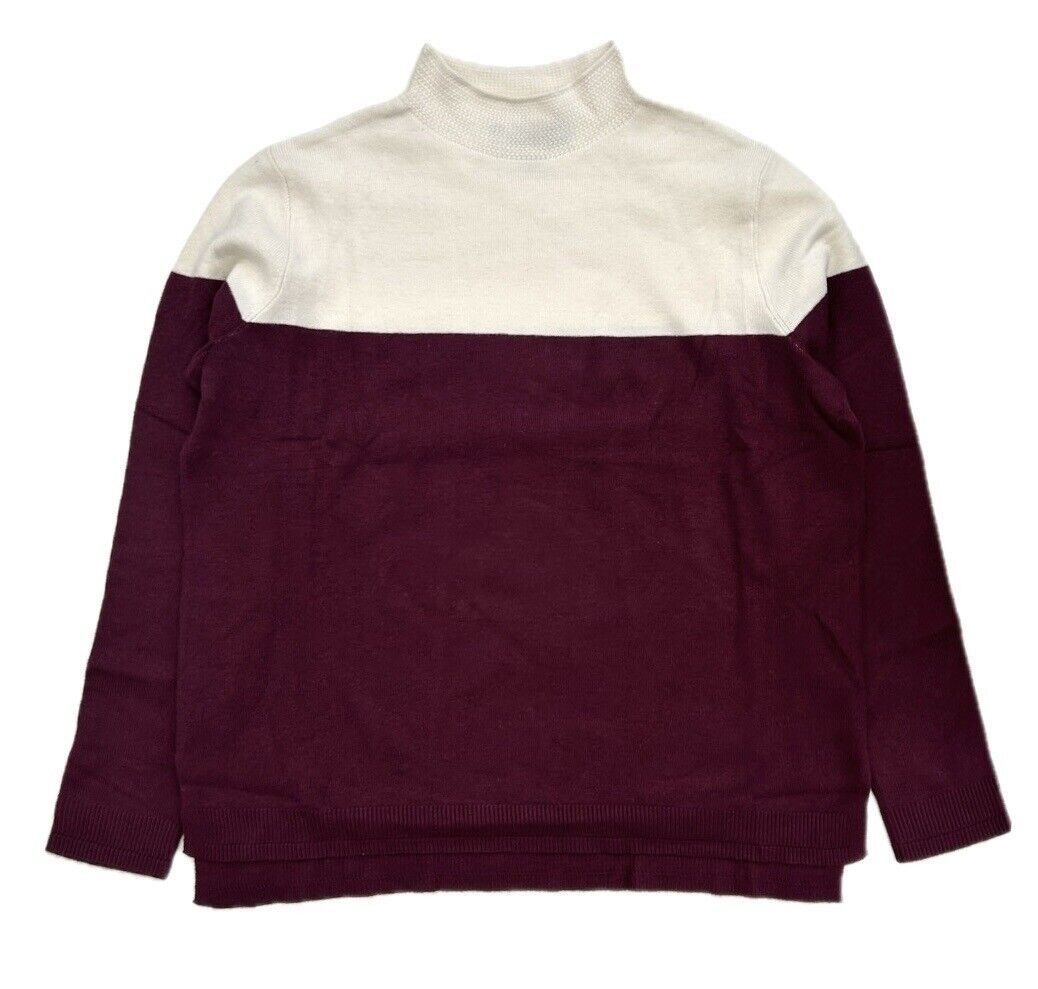 Ex Famous Store Brand Ladies Jumper Funnel Neck Blue Black Lilac Beige Navy Cosy Soft Sweater