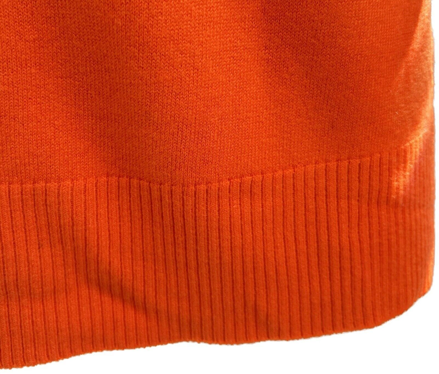 Ladies Ex NXT Cosy Jumper Crew Neck Long Sleeve Black White Orange Knit Sweater