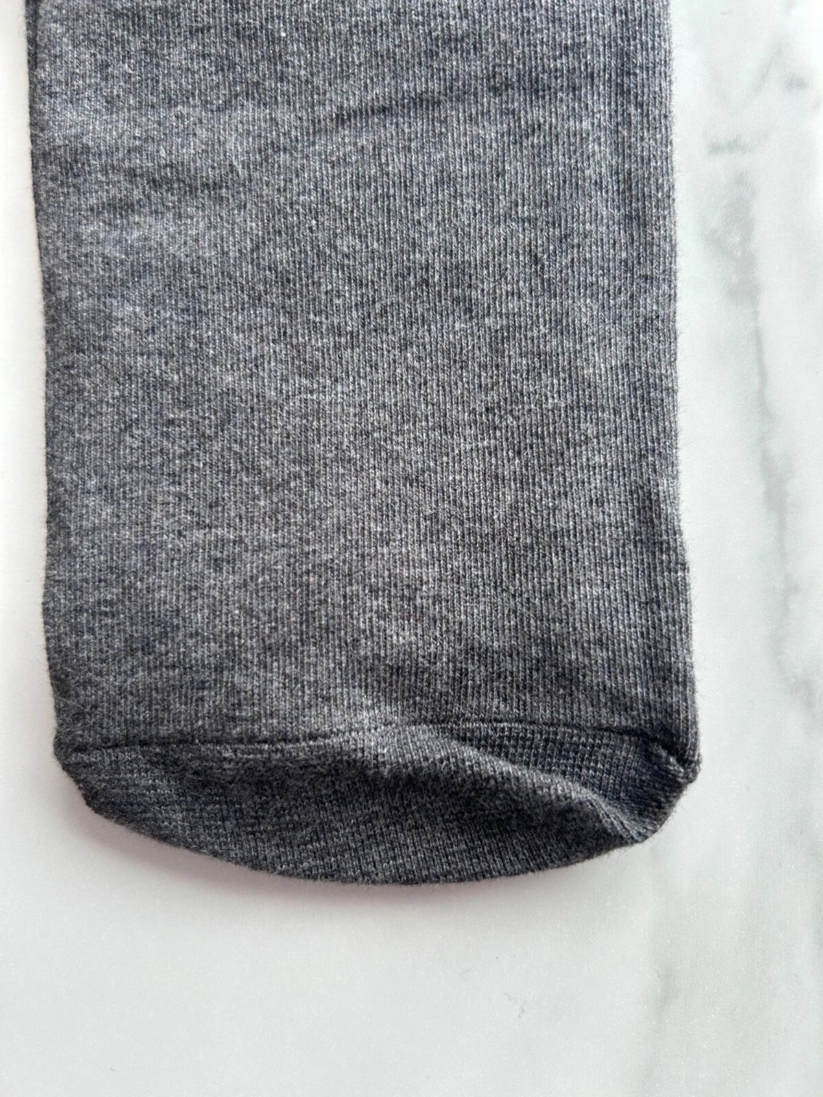 Girls Ex Famous Store Grey School Tights 3 Pack Knitted Cotton Rich Reinforced Toes Crotch