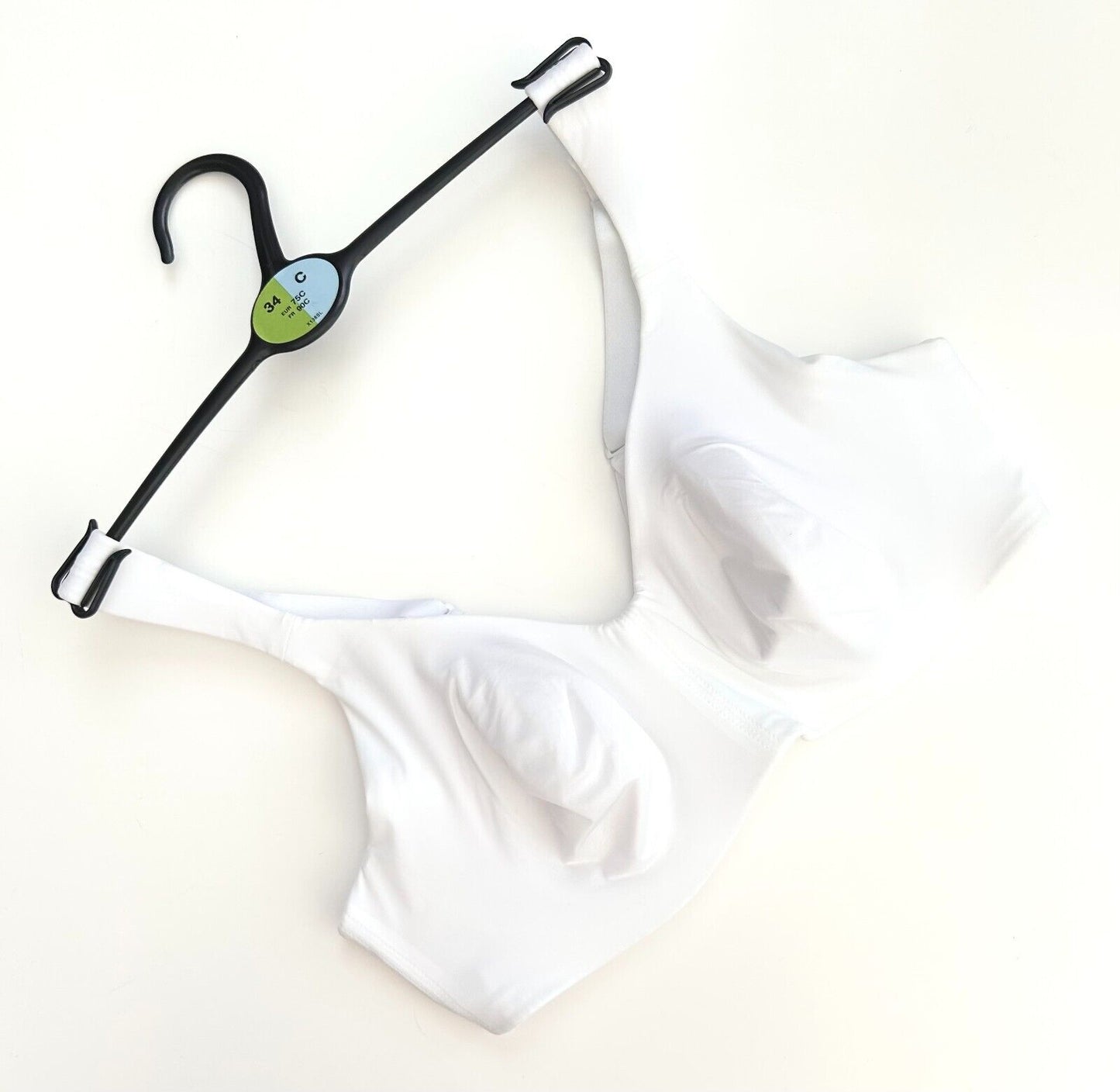 Ex Famous Store Brand Ladies Bra White Non Wired Full Cup Multi-Way Strap Non Padded