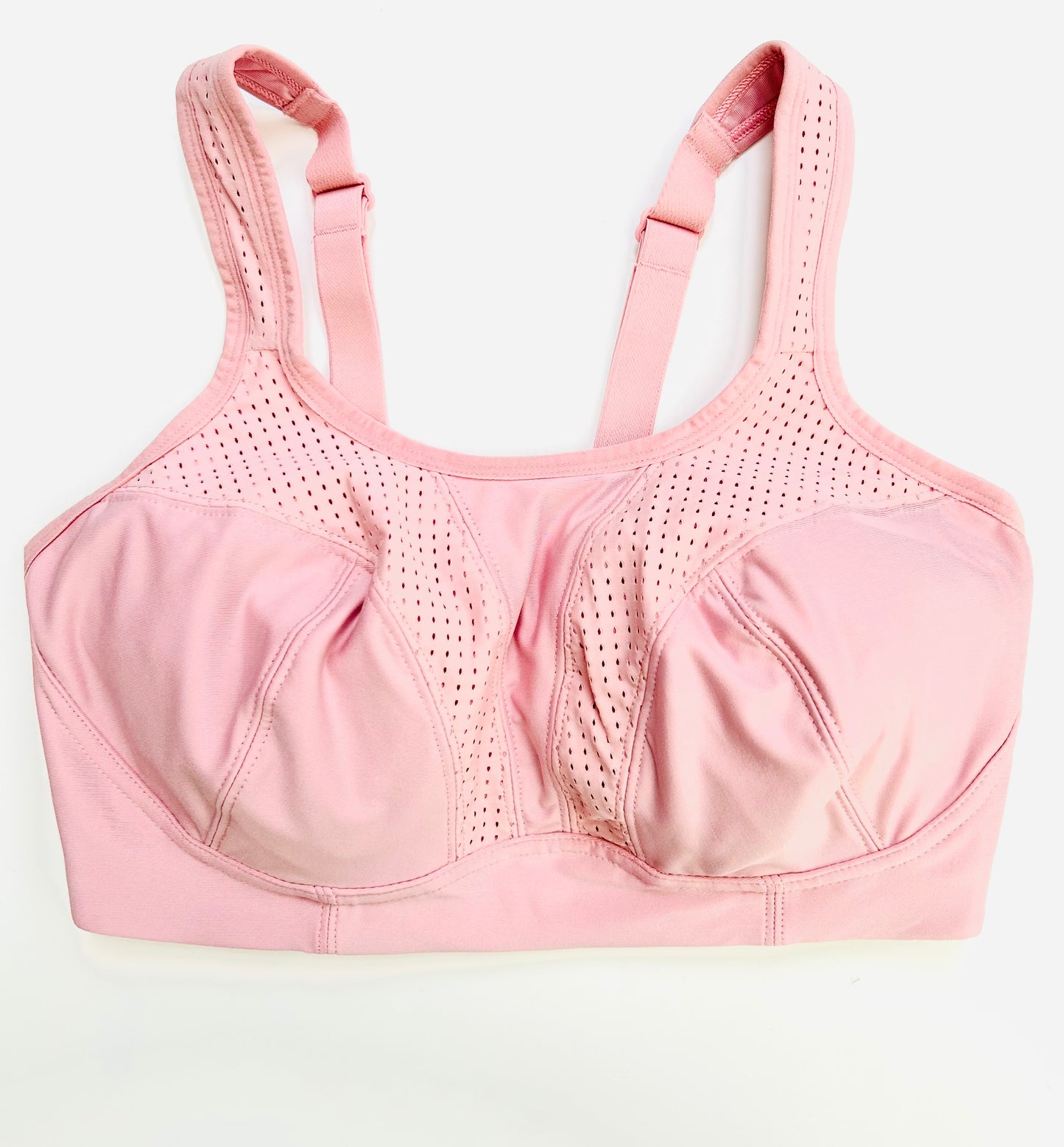 Ex Famous Store Brand Ladies Sports PINK Bra Ultimate Support Non Wire Gym