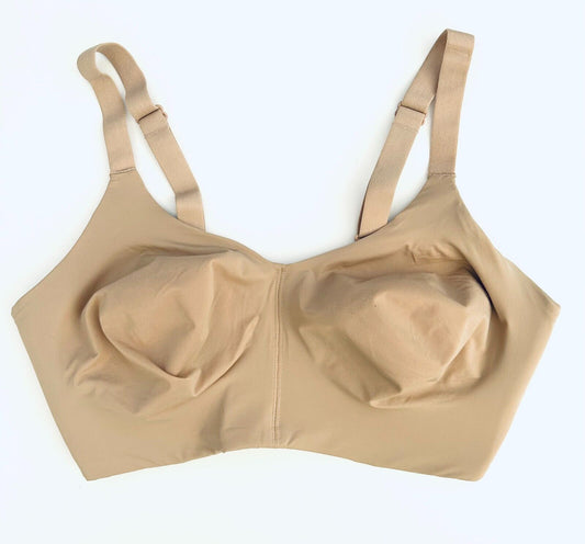 Ex Famous Store Brand Ladies Bra Nude Non Wired Full Cup Multi-Way Strap Non Padded