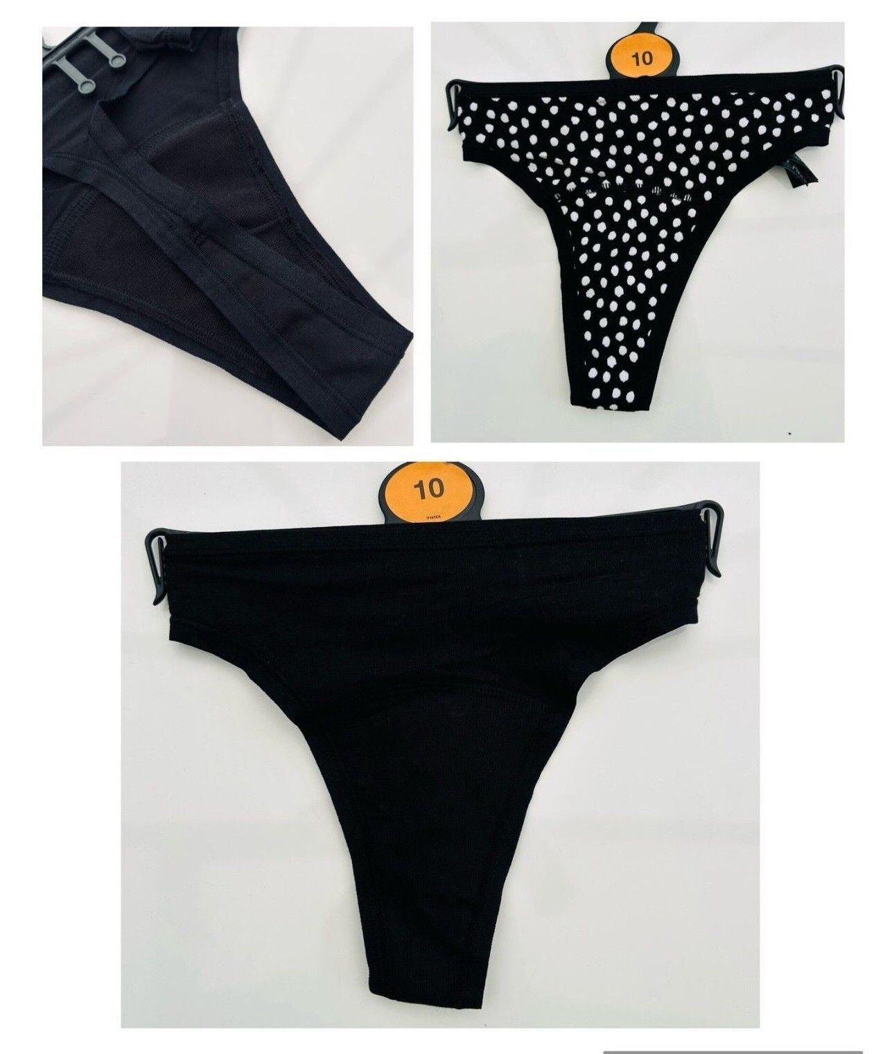 Ex Famous Store Brand Period Knickers Confidence Thongs Menstrual Leak Proof Light Absorbency