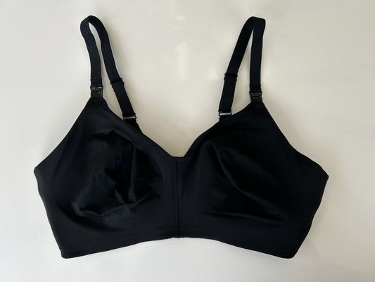 Ex Famous Store Brand Ladies Nursing Bra Black Non Wire Multi-Way Strap Non Padded